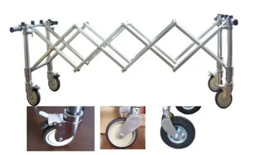 Foldable Aluminum Alloy Church Funeral Trolley by Scantrik