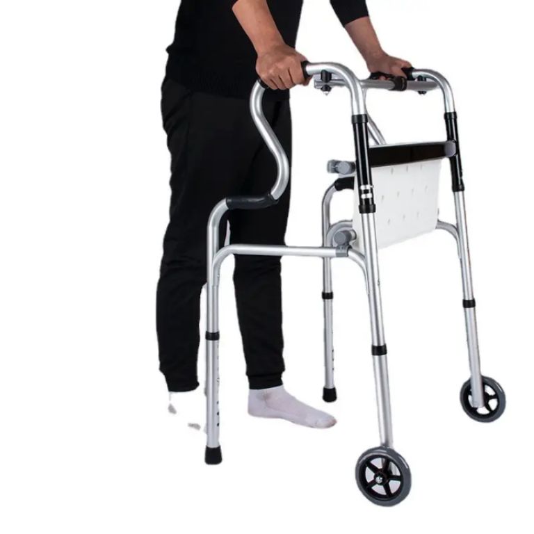 Elderly Aluminium Alloy Walker Moving Aid by Scantrik