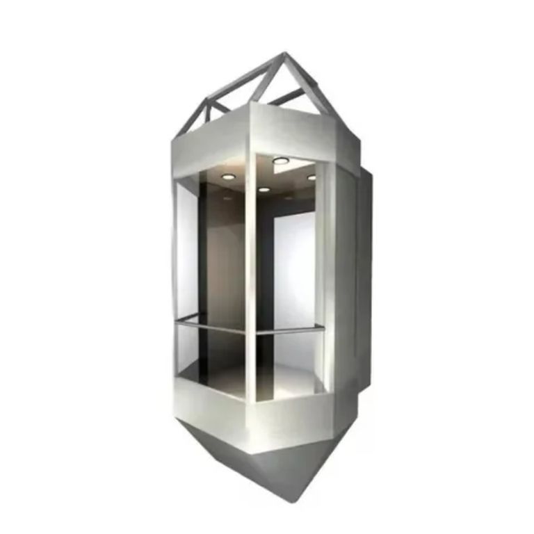 Glass mall capsule elevator platform by Home lift elevator