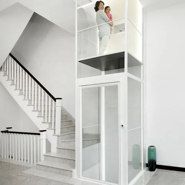 Panoramic home lift platform by Home lift elevator