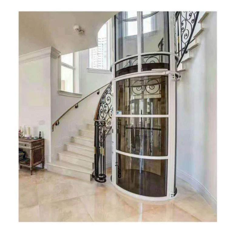 Angle panoramic elevator platform by Home lift elevator