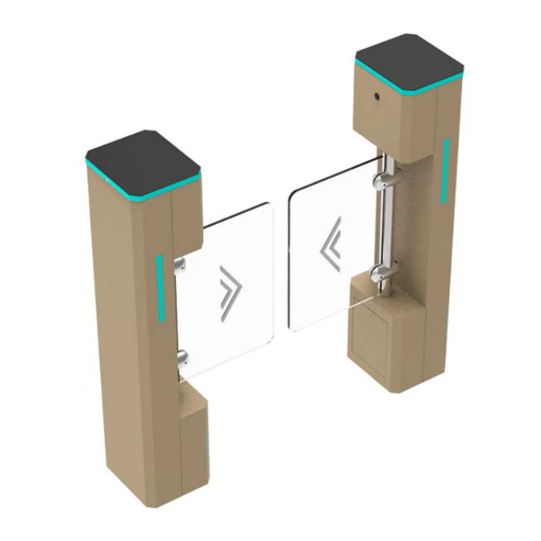 Double Motor for Flap Barrier Swing Glass Turnstile by Hiphen Solutions