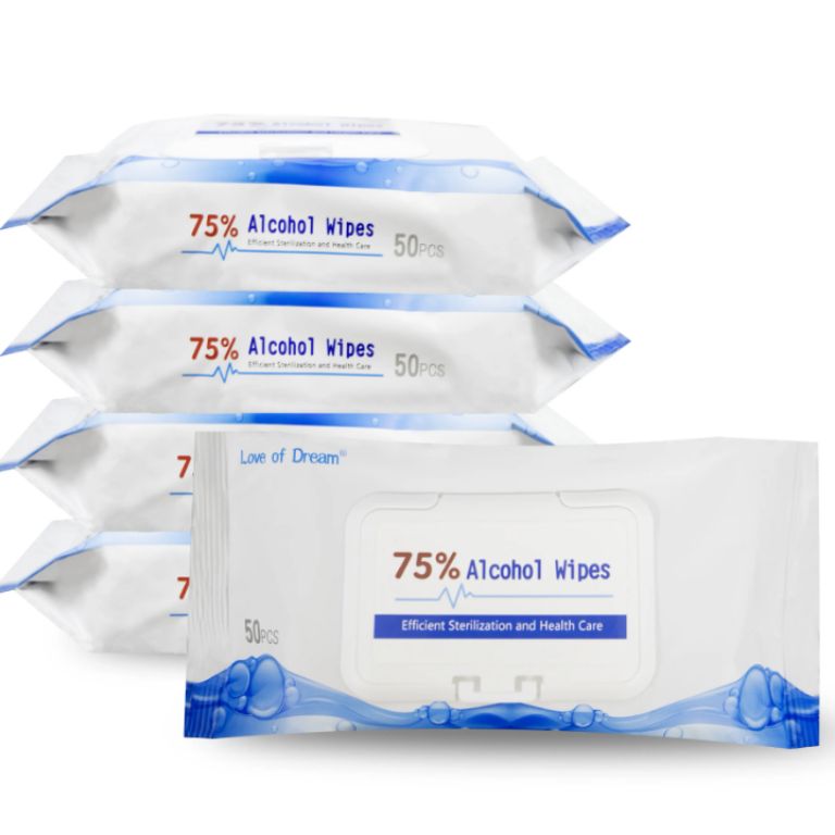 Hospital-Approved Alcohol Wipes 75% by Scantrik