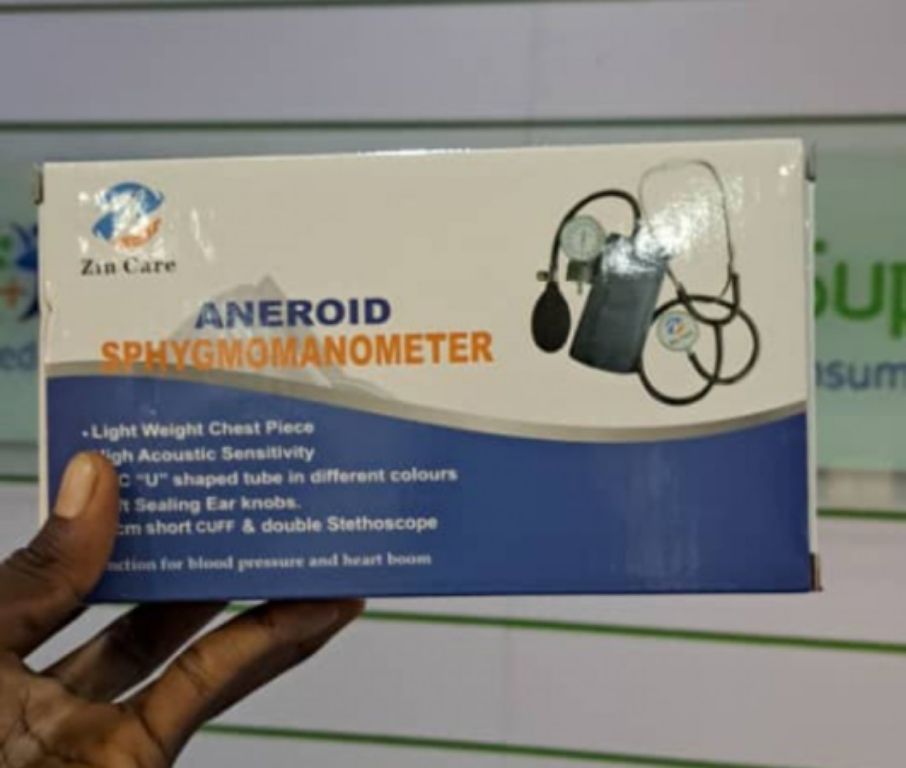Good Price Aneroid Sphygmomanometer Short Cuff & Double Stethoscope by Scantrik