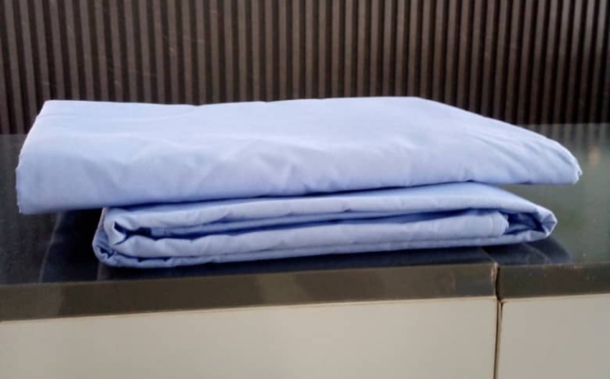 Pure Cotton Bedsheet 2pcs/pack without Pillowcase by Scantrik