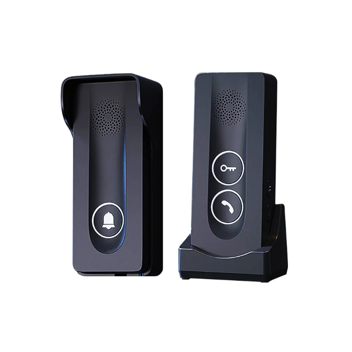 Weather-Resistant wireless audio intercom doorbell by Hiphen solutions