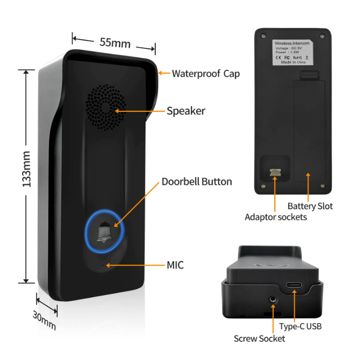 Wireless intercom system by Hiphen solutions