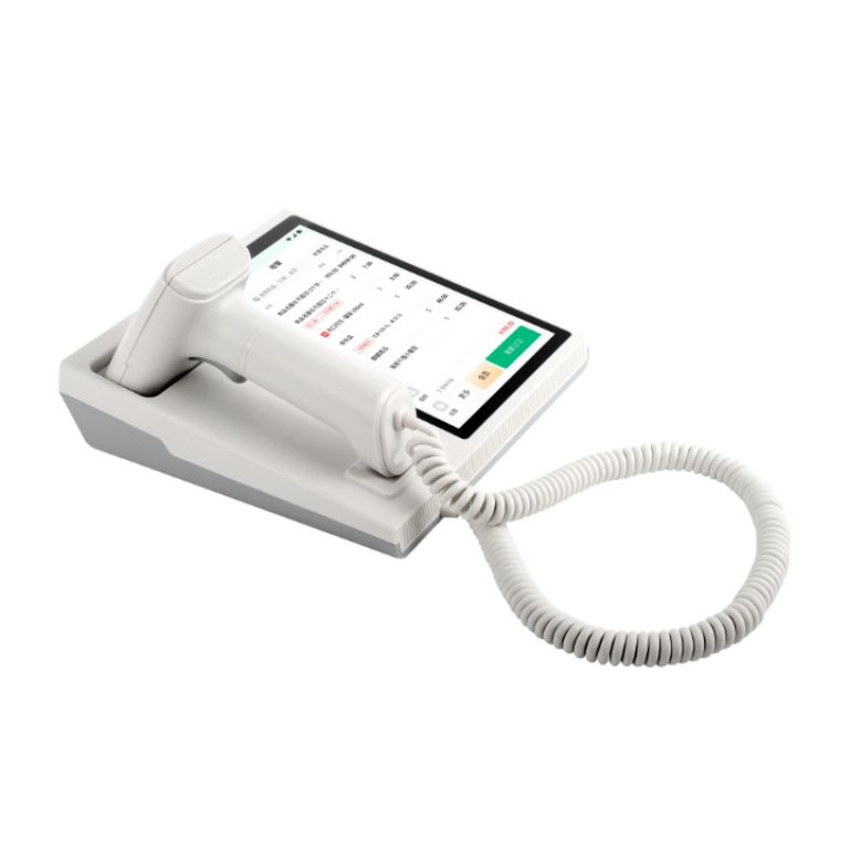 Screen Touch Display System with Barcode Scanner by Hiphen solutions