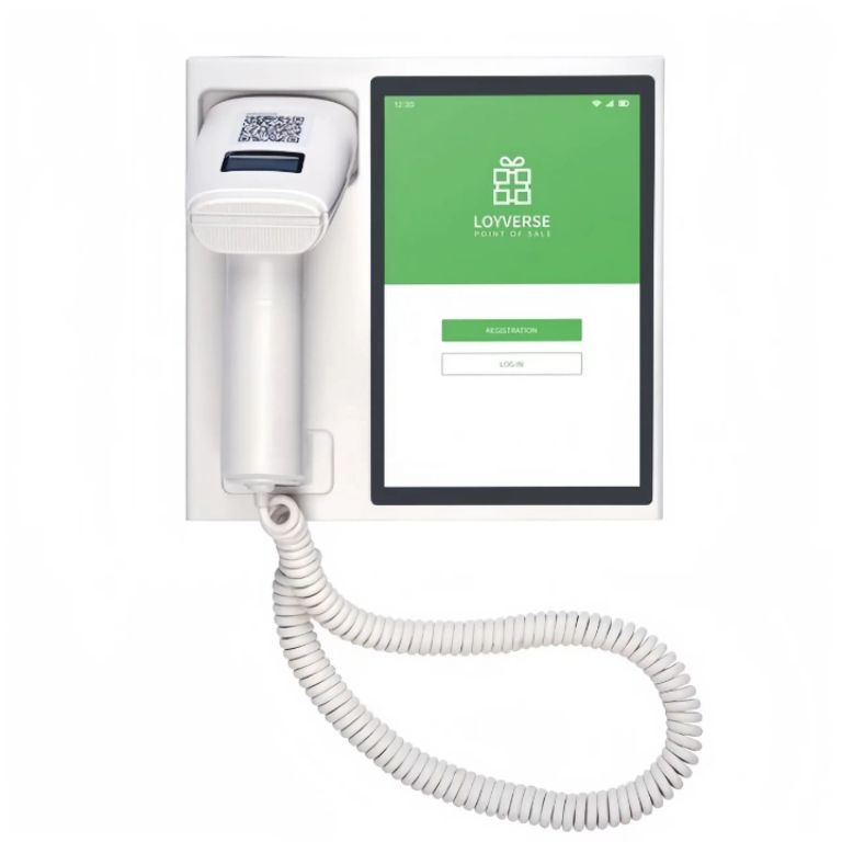 10.1″ Countertop Android Touchscreen Machine with Barcode Scanner by Hiphen solutions