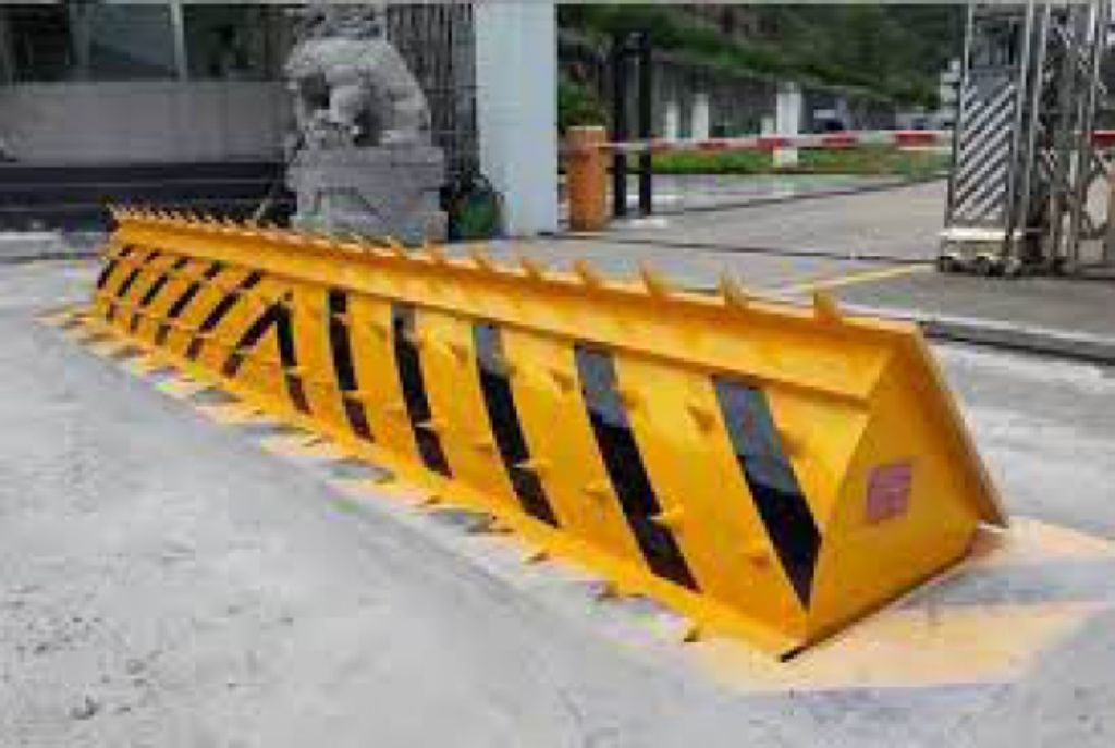 Rising Kerb Vehicle Road Blocker by Hiphen solutions