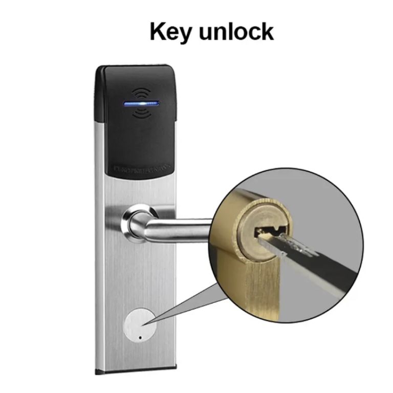 Digital handle hotel smart door lock by Hiphen solutions