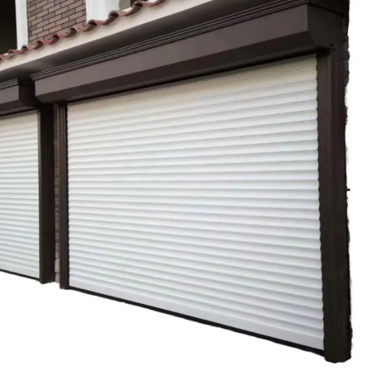 Secure guard (foam filled non perforated )shutter door by Hiphen solutions