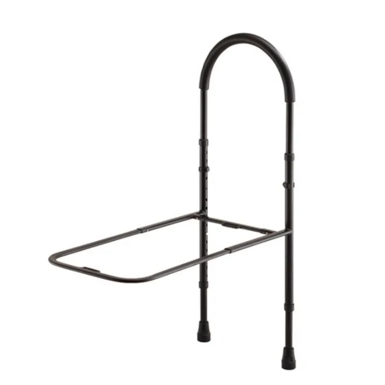 Storage-Equipped Bed Rail for Seniors by Scantrik
