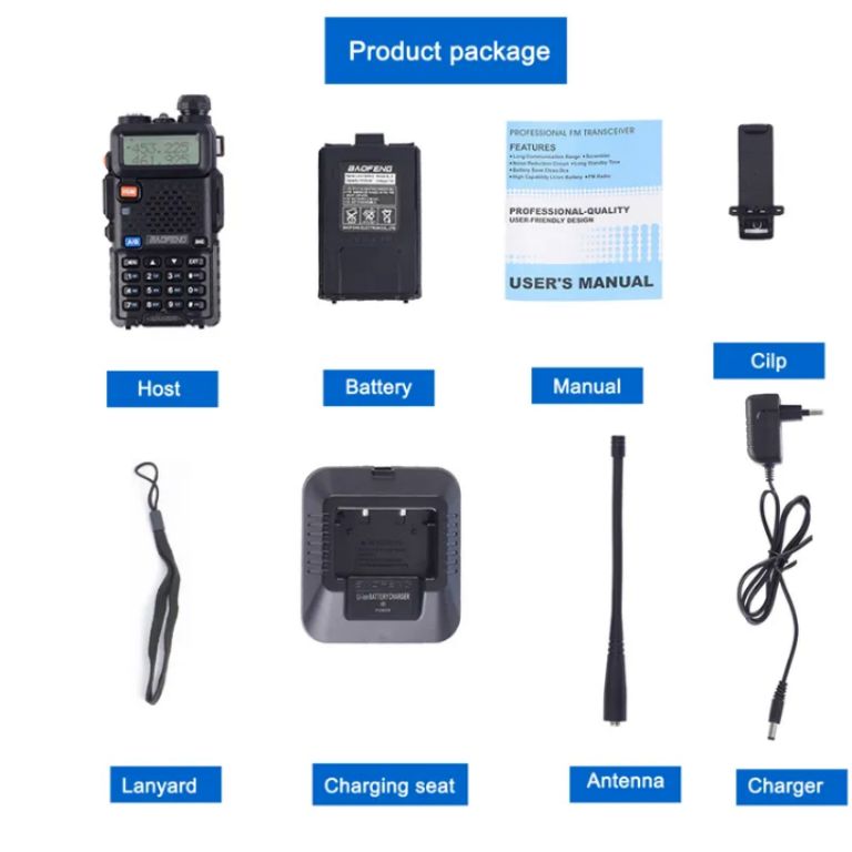 Affordable Baofeng UV-5R two way radio by Hiphen solutions