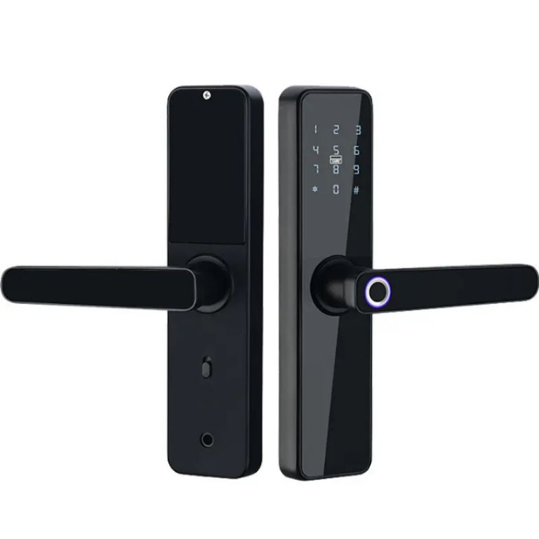 Alphar A1 automatic luxury finger print+password pin+magnetic card+ manual key smart door lock by Hiphen solutions