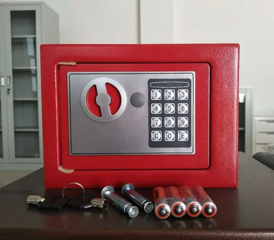 Small cash steel mini safe box by Hiphen solutions