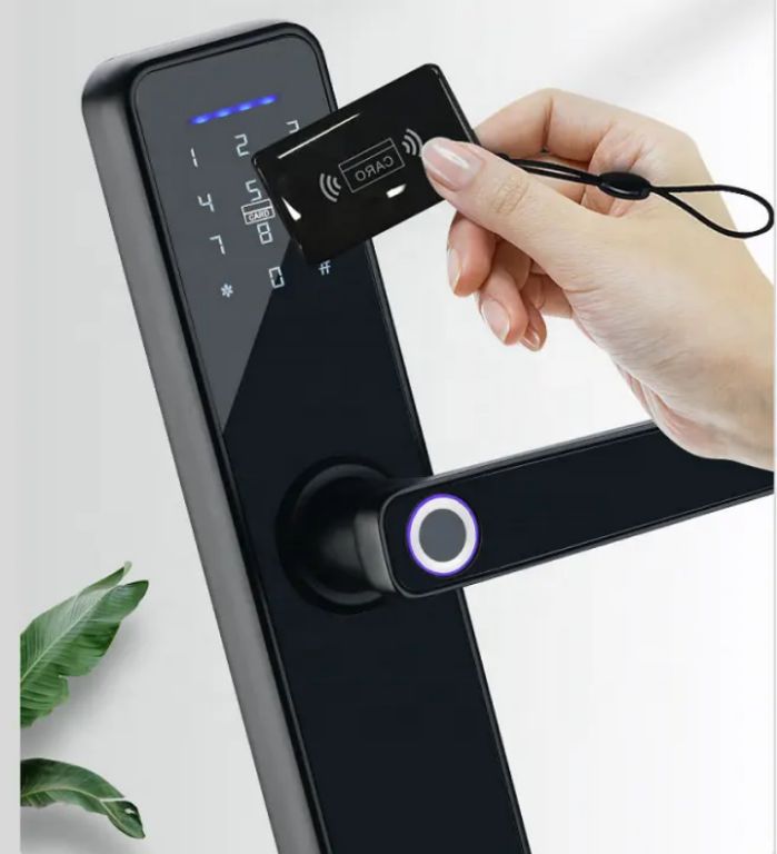 Magnetic Card Access Alphar A1 Smart automatic door lock by Hiphen solutions