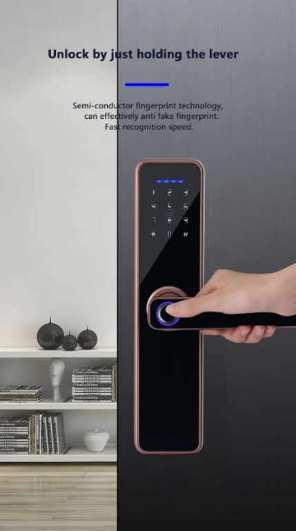 Waterproof access control fingerprint door lock by Hiphen solutions