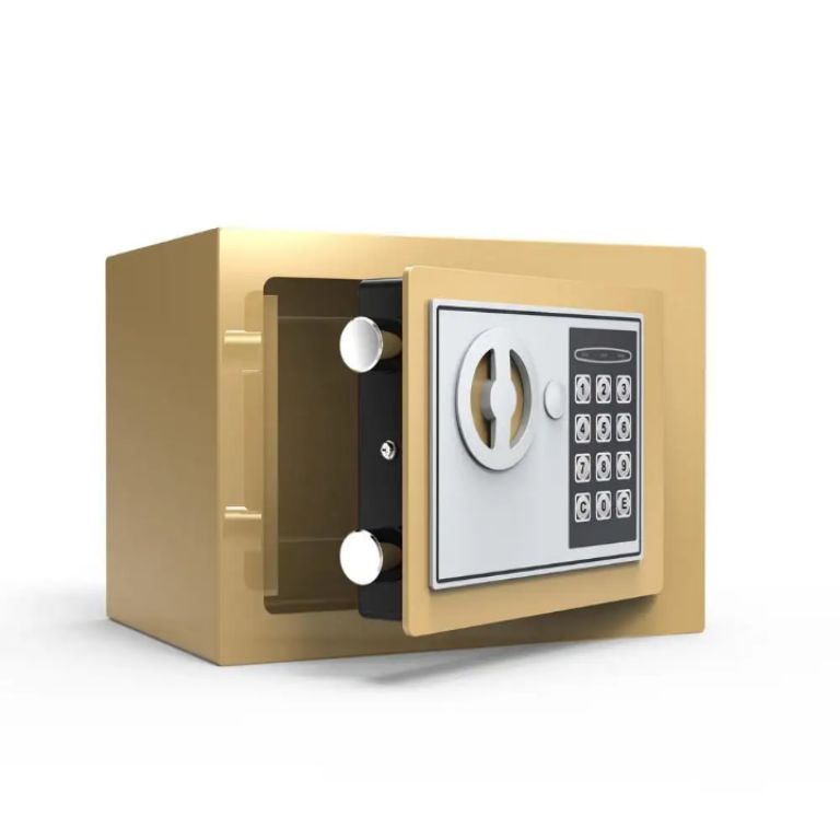 Metal hotel mini safe box by Hiphen solutions