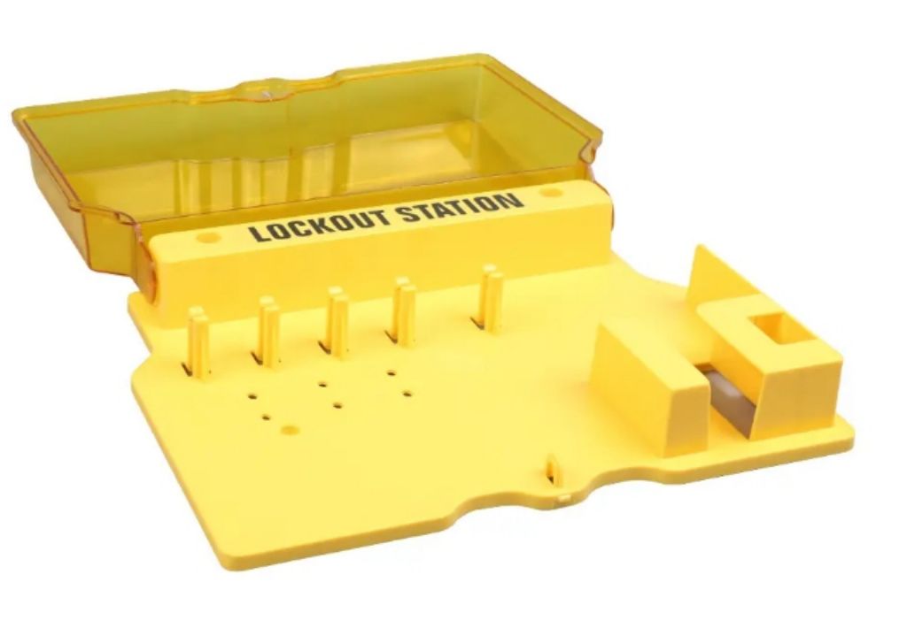 Weather-Resistant PLK24 lockout station by Hiphen solutions