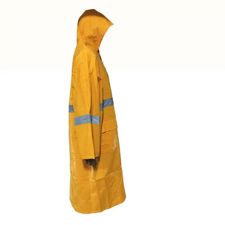 Heavy duty PVC reflective safety rain coat by Hiphen solutions