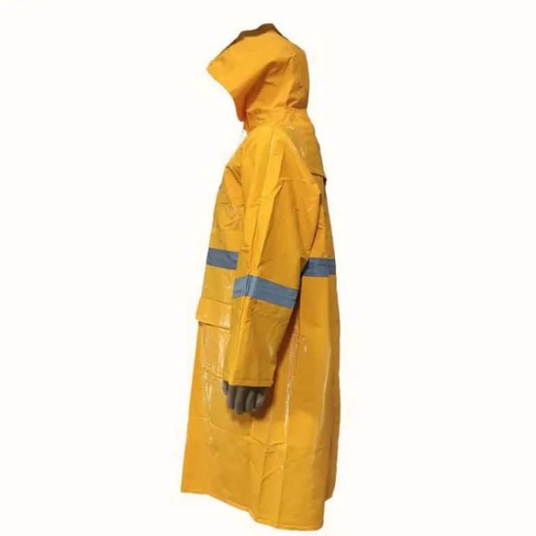 Reflective safety PVC rain coat by Hiphen solutions