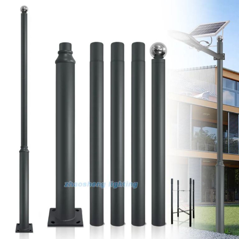 Split pole for Solar-Powered LED Light 5m by Hiphen solutions