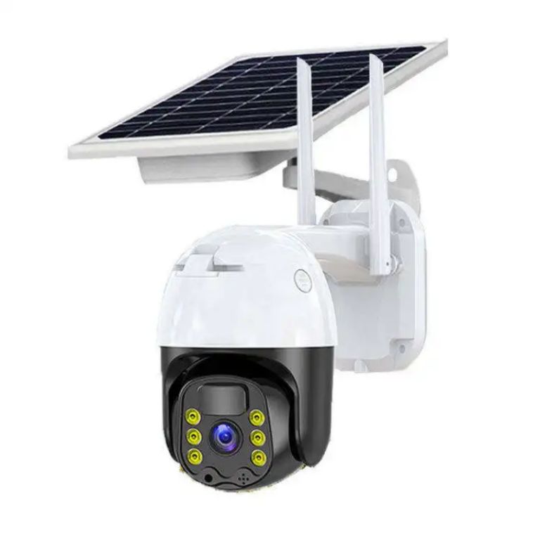 Smart Solar 4G Camera for Remote Monitoring with 10,800mAh Battery by Hiphen solutions