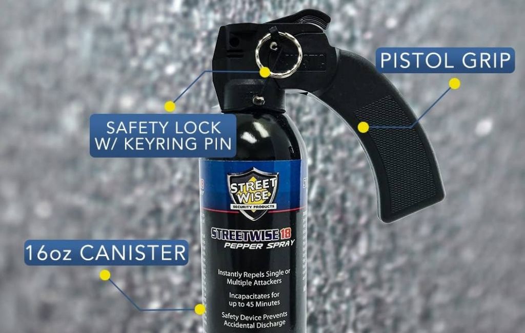 police-strength formula streetwise Pepper spray by Hiphen solutions