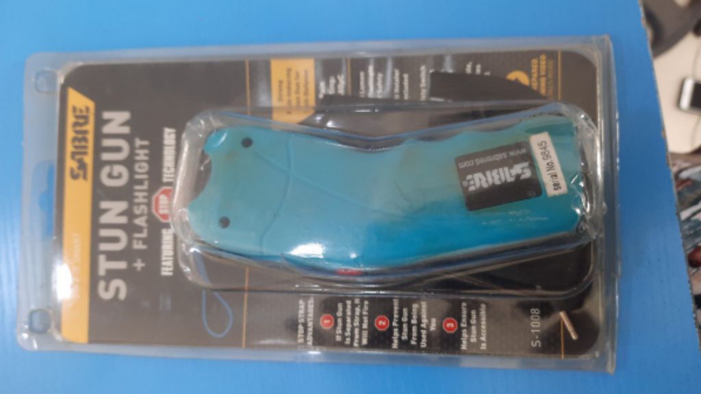 Police stun gun+ flashlight by Hiphen solutions