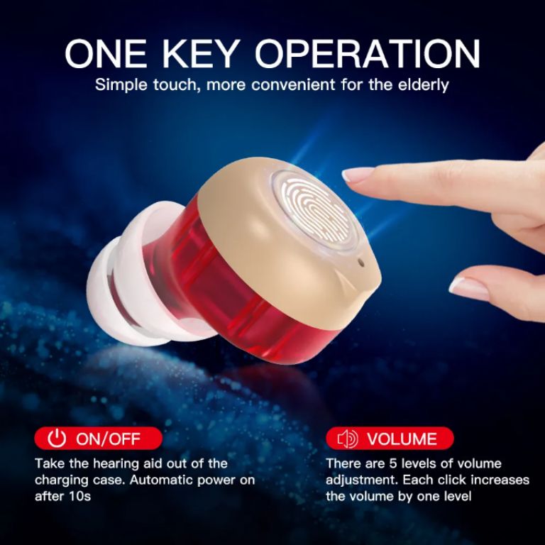 Rechargeable Hearing Impairment Aid Type 2 by Scantrik