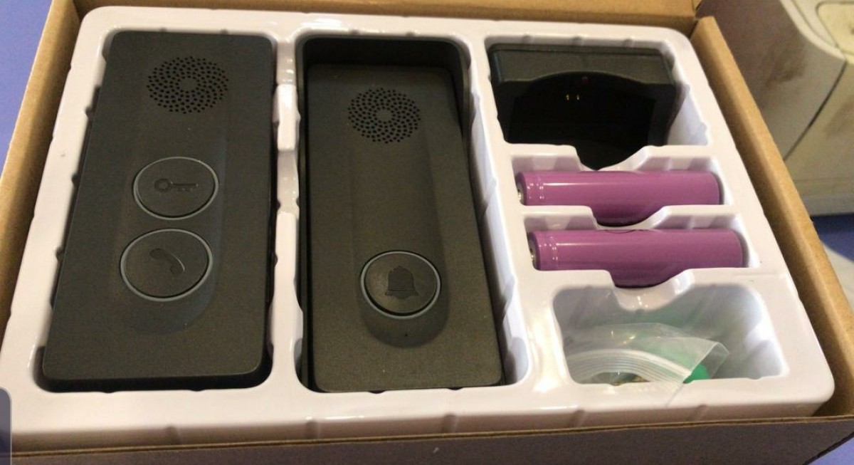 Wireless operation audio intercom doorbell by Hiphen solutions