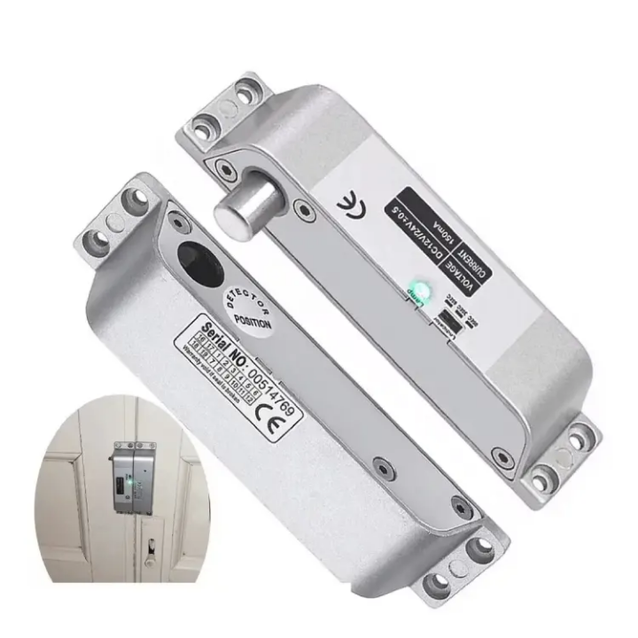 Smart DC 12V Fail-Safe Electric Drop Bolt Lock for Doors by Hiphen solutions
