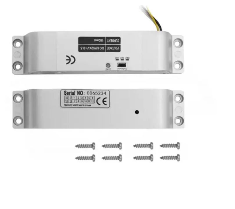 Silent & Secure DC 12V Fail-Safe Electric Drop Bolt Lock by Hiphen solutions