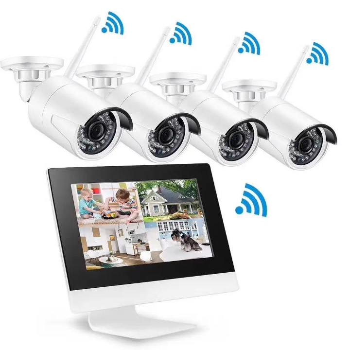 VisionGuard 4CH 720P Wireless Security Camera Kit by Hiphen solutions