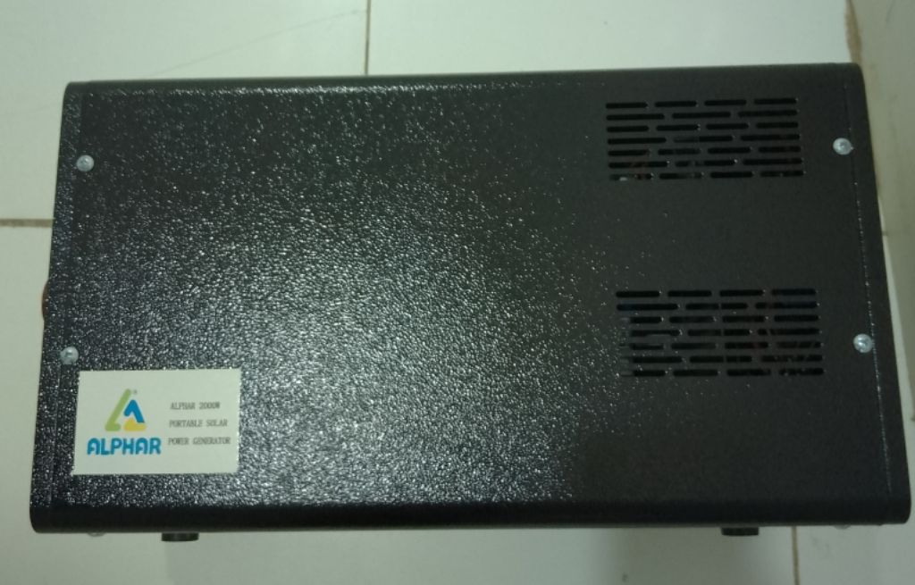 Quiet & Eco-Friendly ALPHAR 300W Portable Solar Power Generator by Hiphen solutions