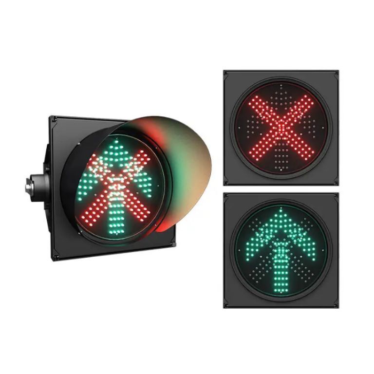 200mm Standalone Solar Traffic Light by Hiphen solutions