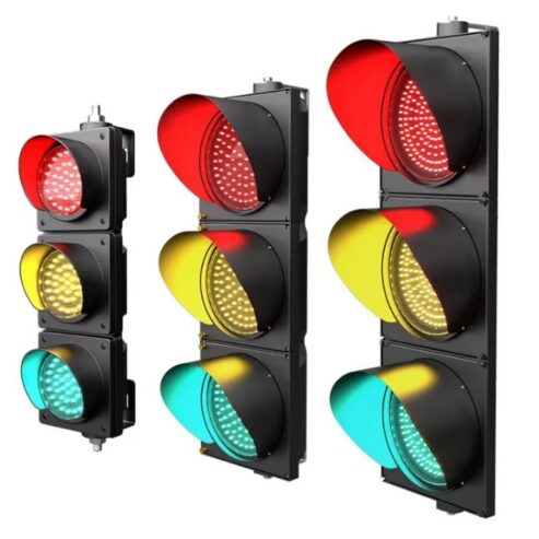 100mm Portable Solar Traffic Light by Hiphen solutions