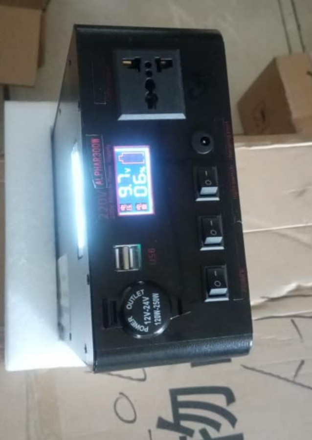 Modern ALPHAR 300W Portable Solar Power Generator by Hiphen solutions