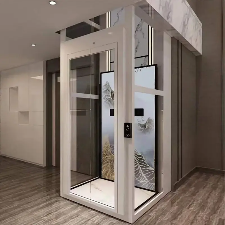 Triple-Floor Domestic Capsule Elevator by Home lift elevator