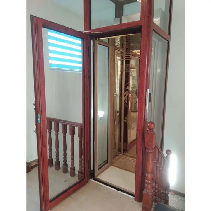 3-Stop Elevator with 320kg Payload Stainless Finish by Home lift elevator