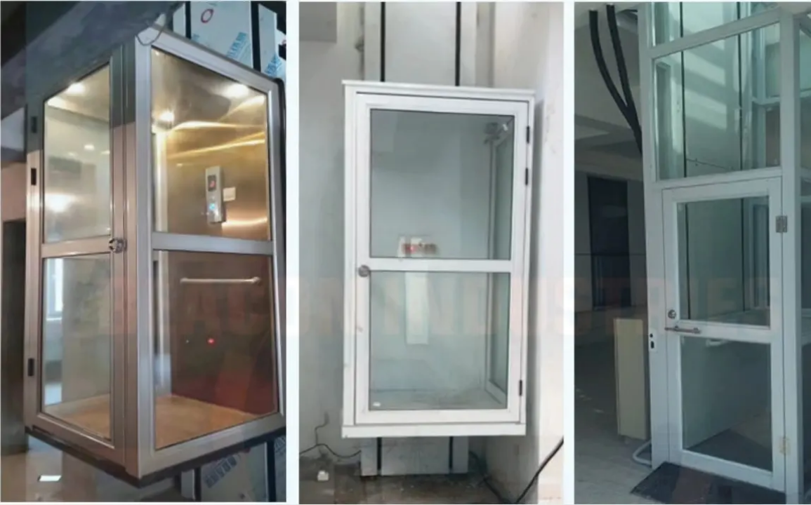 Compact 320kg 3-Stop Stainless Home Elevator by Home lift elevator