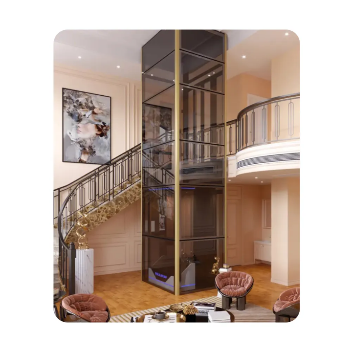 Stop 320kg Passenger Lift for Villas or Homes by Home lift elevator