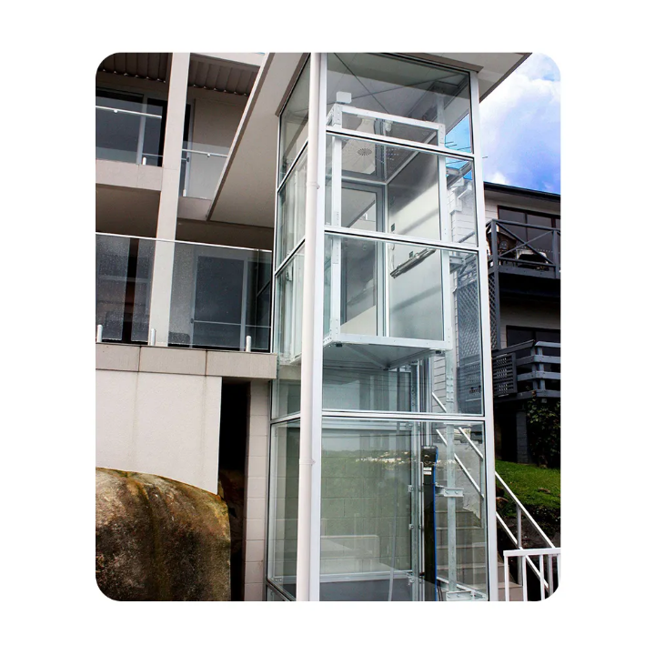 Gearless Hydraulic 4-Stop Home Lift System by Home lift elevator
