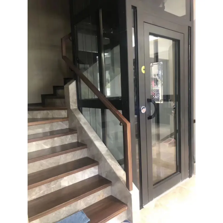 glass enclosure villa lift by Home lift elevator