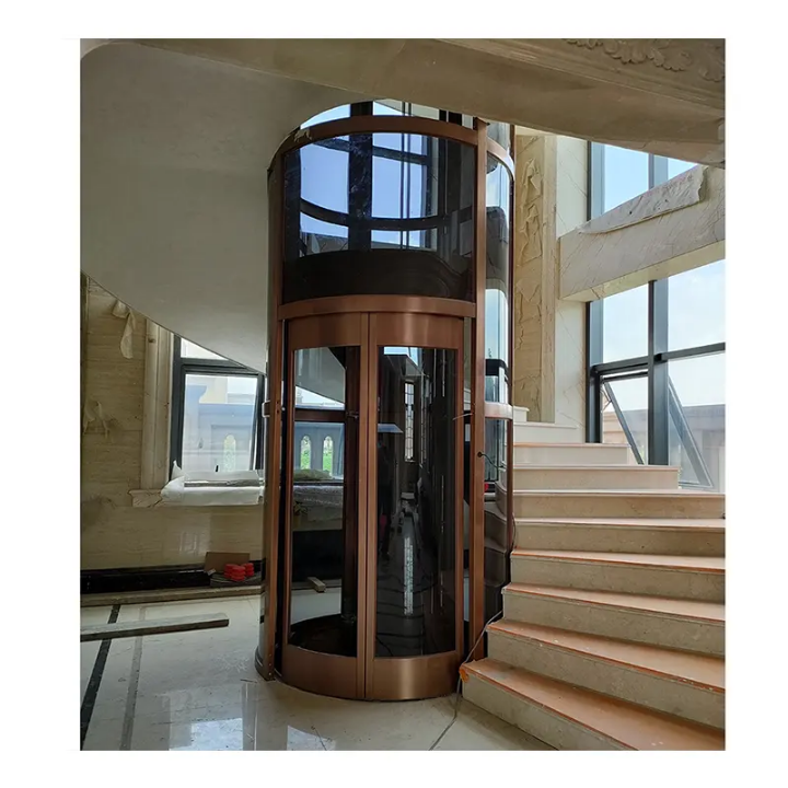 Glass Shaft Home Lift by Home lift elevator