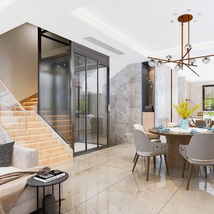 Glass Cabin Home Elevator by Home lift elevator
