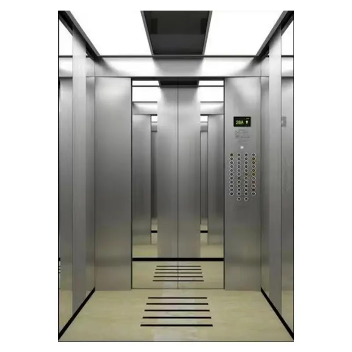 4 Floor Stops Stainless Steel Passenger Lift by Home lift elevator