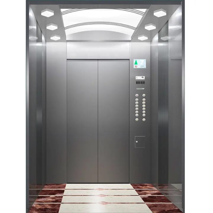 Four Stops 6 Pax Stainless Steel Lift by Home lift elevator