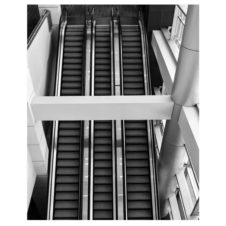 Mall-Grade 30° Variable Frequency Escalator by Home lift elevator